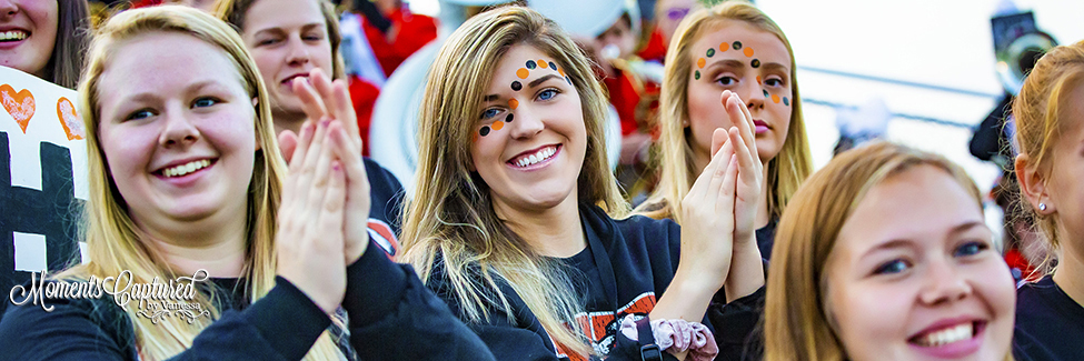 Students Cheering at Game